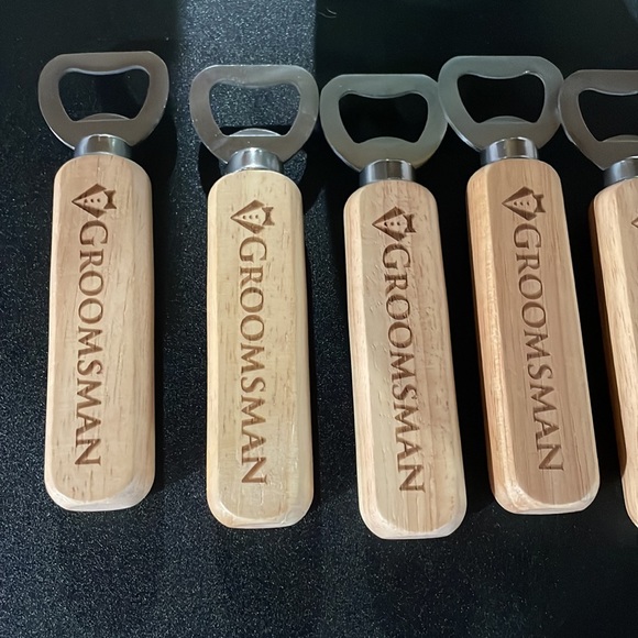 Wedding groomsmen bottle opener gift - Picture 2 of 4